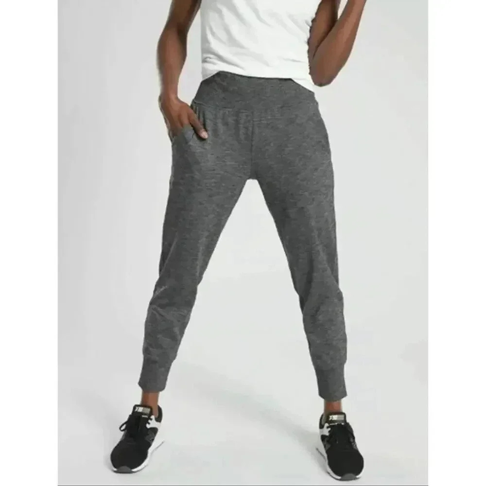 Athleta Venice Jogger |‎ Heathered Black Gray | SZ S